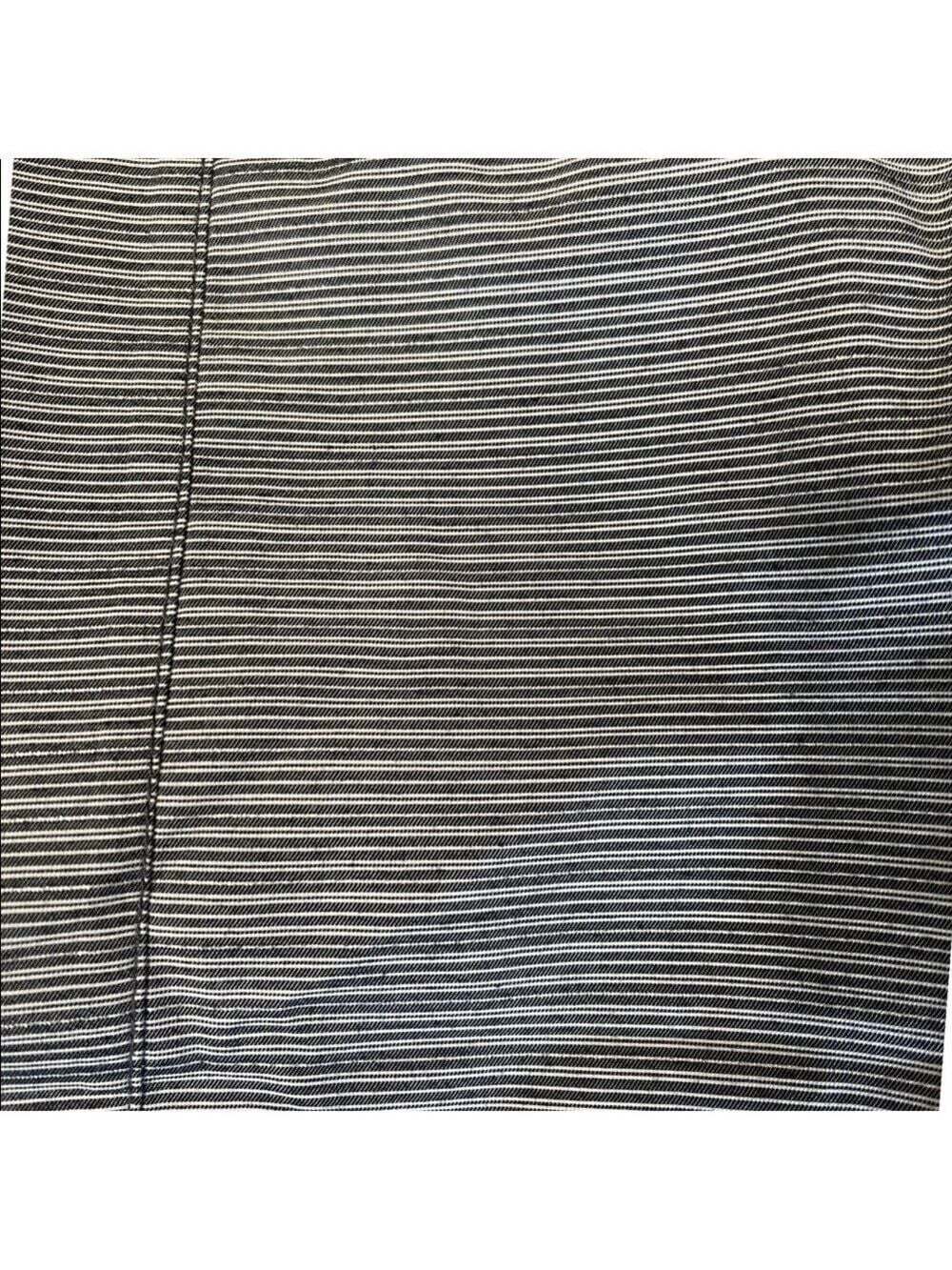 Bianca Nygard Women’s Striped Pencil Skirt with Metallic Thread Pleated … - Picture 4 of 8